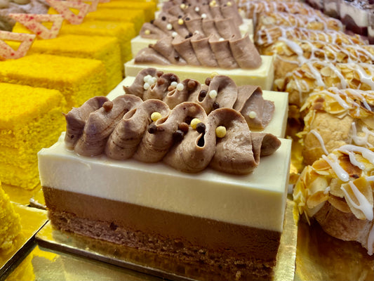 Triple Chocolate Mousse Slice