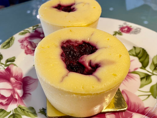 Berry Cheese cake slice Gluten Free Sugar Free