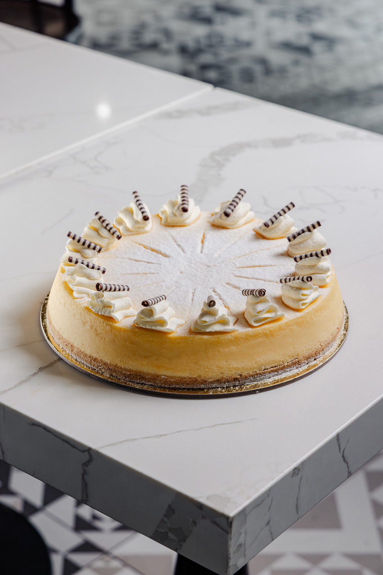 Whole New York baked cheesecake
