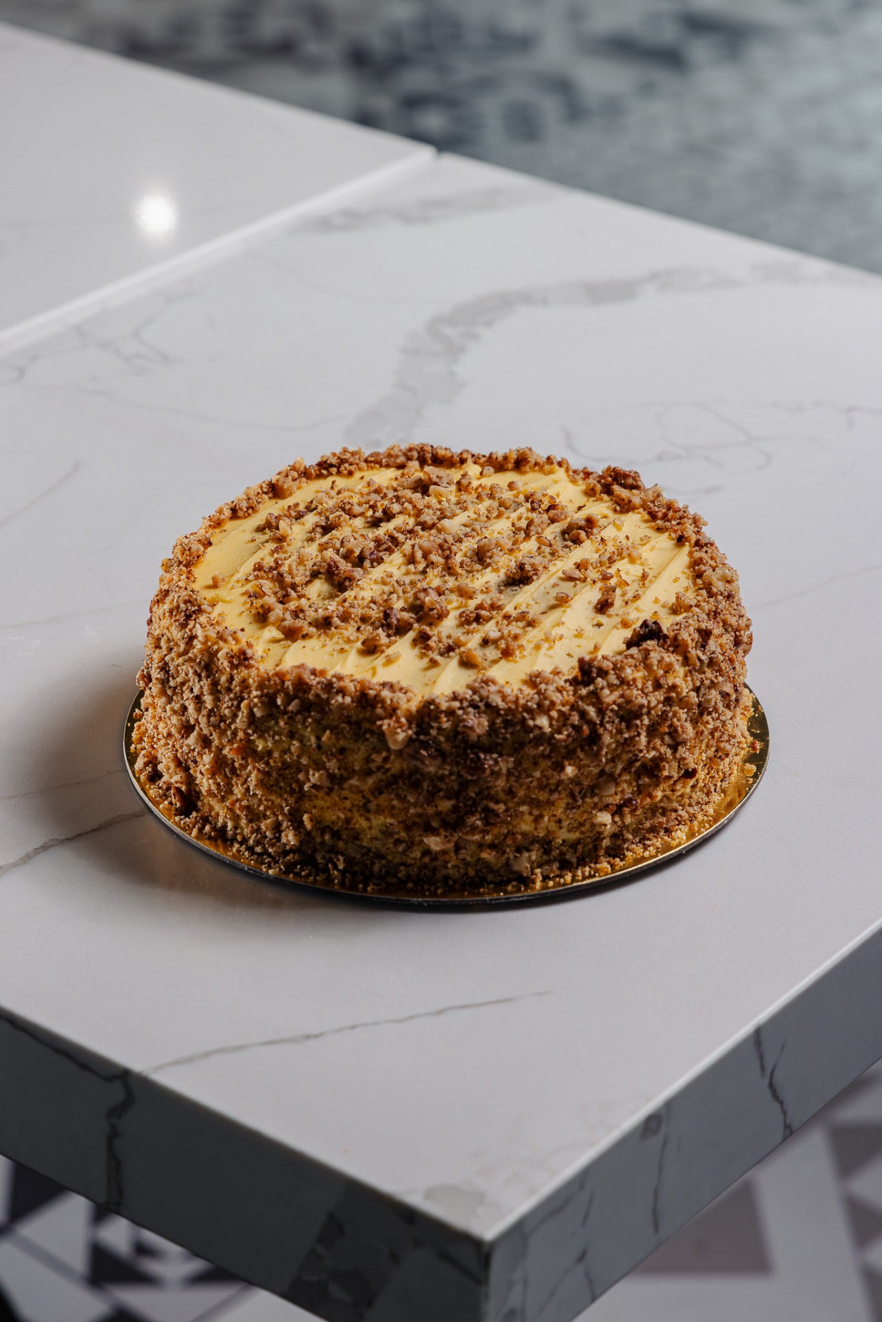 Carrot and walnut cake