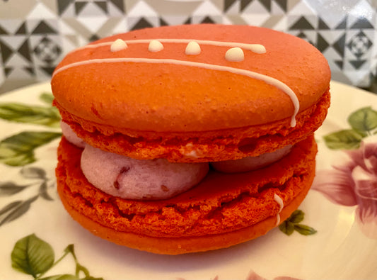 Raspberry Macarons