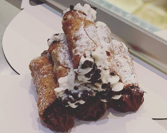 Chocolate Custard Cannoli